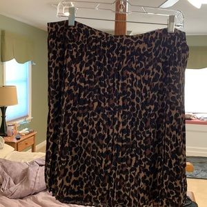 Animal print skirt